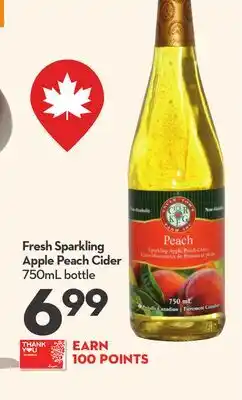 Longo's Fresh Sparkling Apple Peach Cider offer
