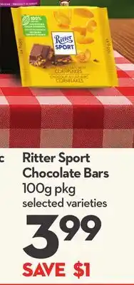 Longo's Ritter Sport Chocolate Bars offer