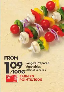 Longo's Longo's Prepared Vegetables offer