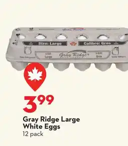 Longo's Gray Ridge Large White Eggs offer