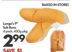 Longo's Longo's 9 Sub Buns offer