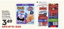 Longo's Pepperettes or Lunch Kits offer
