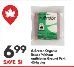 Longo's Organic Raised Without Antibiotics Ground Pork offer