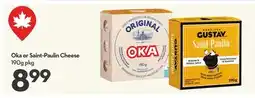 Longo's Oka or Saint-Paulin Cheese offer