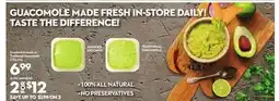 Longo's Smashed Avocado or Traditional Guacamole offer