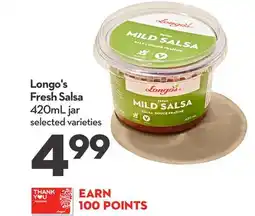 Longo's Fresh Salsa offer