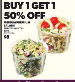 Loblaws MEDIUM PREMIUM SALADS, 330 G offer