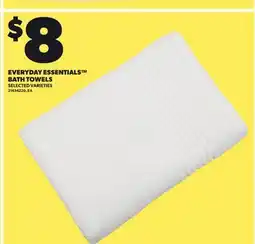 Loblaws EVERYDAY ESSENTIALS BATH TOWELS offer