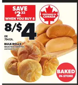 Loblaws BULK ROLLS offer