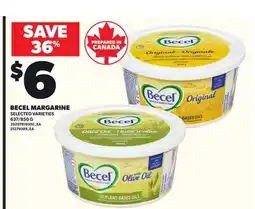 Loblaws BECEL MARGARINE, 637/850 G offer