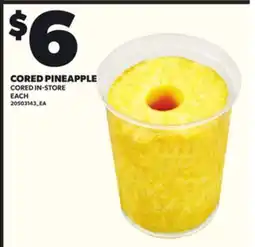 Loblaws CORED PINEAPPLE offer