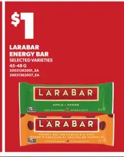 Loblaws LARABAR ENERGY BAR, 45-48 G offer