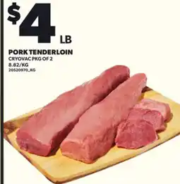 Loblaws PORK TENDERLOIN, PKG OF 2 offer