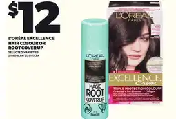 Loblaws L'ORÉAL EXCELLENCE HAIR COLOUR OR ROOT COVER UP offer