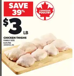 Loblaws CHICKEN THIGHS offer