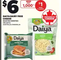 Loblaws DAIYA DAIRY FREE CHEESE, 170-227 G offer
