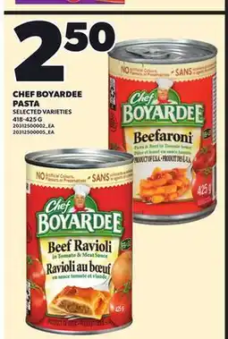 Loblaws CHEF BOYARDEE PASTA, 418-425 G offer
