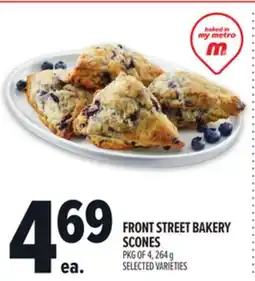 Metro FRONT STREET BAKERY SCONES offer