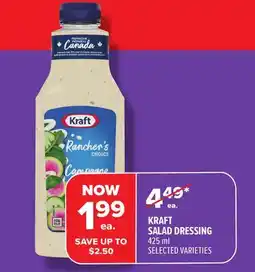 Metro KRAFT SALAD DRESSING offer