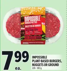 Metro IMPOSSIBLE PLANT-BASED BURGERS, NUGGETS OR GROUND offer