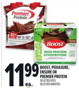Metro BOOST, PEDIASURE, ENSURE OR PREMIER PROTEIN offer