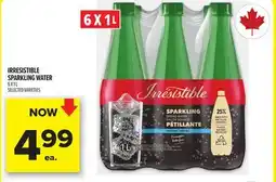 Metro IRRESISTIBLE SPARKLING WATER offer