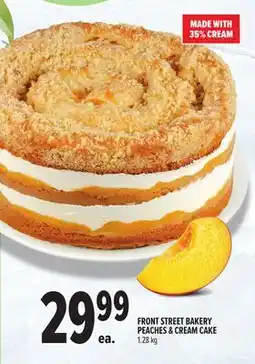 Metro FRONT STREET BAKERY PEACHES & CREAM CAKE offer