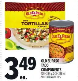 Metro OLD EL PASO TACO COMPONENTS offer