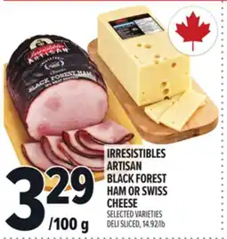 Metro IRRESISTIBLES ARTISAN BLACK FOREST HAM OR SWISS CHEESE offer
