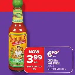 Metro CHOLULA HOT SAUCE offer