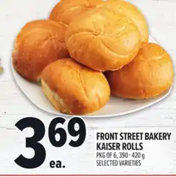 Metro FRONT STREET BAKERY KAISER ROLLS offer