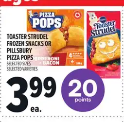 Metro TOASTER STRUDEL FROZEN SNACKS OR PILLSBURY PIZZA POPS offer