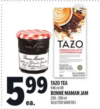 Metro TAZO TEA offer