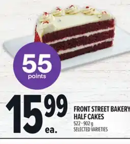Metro FRONT STREET BAKERY HALF CAKES offer