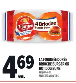 Metro LA FOURNÉE DORÉE BRIOCHE BURGER OR HOT DOG BUNS offer