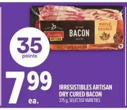 Metro IRRESISTIBLES ARTISAN DRY CURED BACON offer