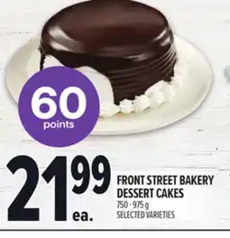 Metro FRONT STREET BAKERY DESSERT CAKES offer