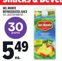 Metro DEL MONTE REFRIGERATED JUICE offer