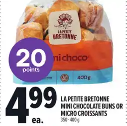 Metro LA PETITE BRETONNE MINI CHOCOLATE BUNS OR MICRO CROISSANTS offer