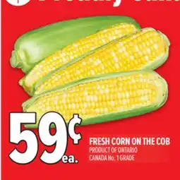 Metro FRESH CORN ON THE COB offer