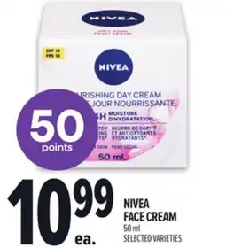 Metro NIVEA FACE CREAM offer