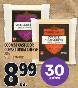 Metro COOMBE CASTLE OR DORSET DRUM CHEESE offer