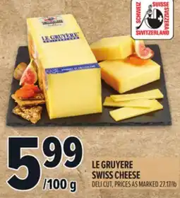 Metro LE GRUYERE SWISS CHEESE offer