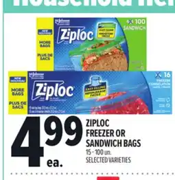 Metro ZIPLOC FREEZER OR SANDWICH BAGS offer