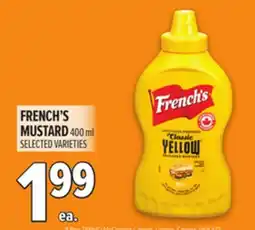 Metro FRENCH'S MUSTARD offer