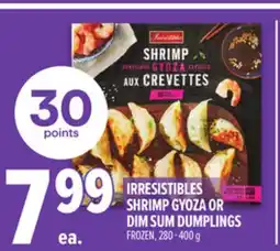 Metro IRRESISTIBLES SHRIMP GYOZA OR DIM SUM DUMPLINGS offer