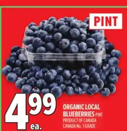 Metro ORGANIC LOCAL BLUEBERRIES offer