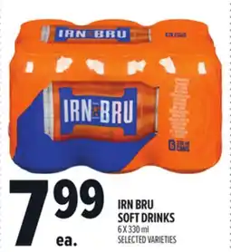 Metro BRU SOFT DRINKS offer