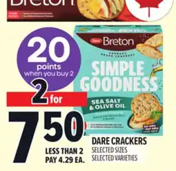 Metro DARE CRACKERS offer