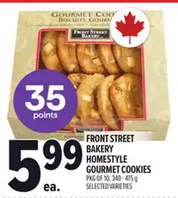 Metro FRONT STREET BAKERY HOMESTYLE GOURMET COOKIES offer